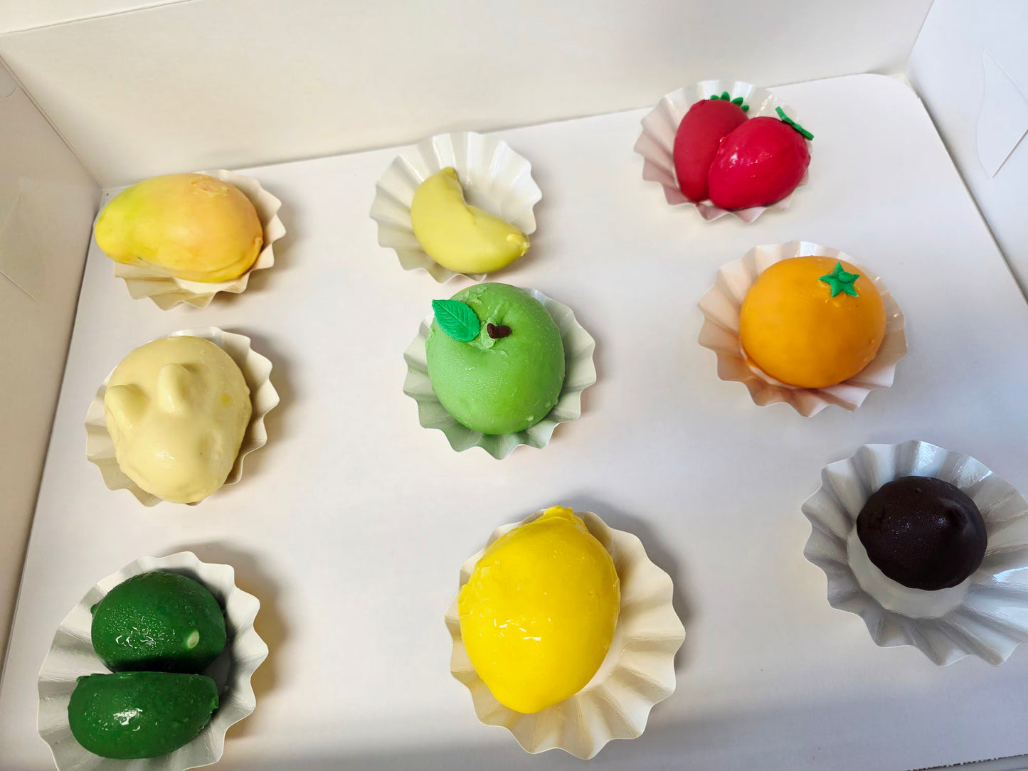 Fruit Pastries  a little Imperfect box     please save description